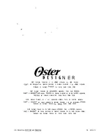 Preview for 42 page of Oster Designer 3272 Instruction Booklet