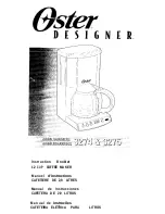 Preview for 1 page of Oster Designer 3274 Instruction Booklet