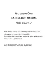 Предварительный просмотр 1 страницы Oster EG034AL7 Instruction Manual