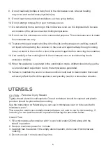 Preview for 6 page of Oster EG034AL7 Instruction Manual