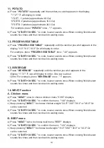 Preview for 13 page of Oster EG034AL7 Instruction Manual