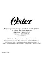 Preview for 12 page of Oster FPSTBW8050-033 Instruction Booklet