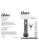 Предварительный просмотр 1 страницы Oster FPSTBW8221-KIT Instruction Manual