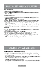 Preview for 10 page of Oster FPSTFP3322 Instruction Manual