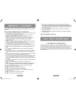 Preview for 2 page of Oster FPSTHB2620-049 Instruction Manual