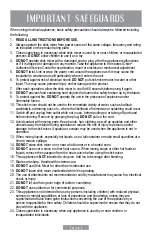Предварительный просмотр 10 страницы Oster FPSTHB5103B Instruction Manual