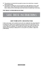 Предварительный просмотр 11 страницы Oster FPSTHB5103B Instruction Manual