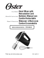 Preview for 1 page of Oster FPSTHM2578 User Manual