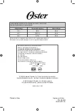 Preview for 14 page of Oster FPSTHM3532 Instruction Manual