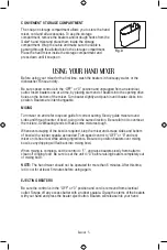 Preview for 13 page of Oster FPSTHM360B Instruction Manual