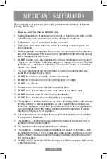 Предварительный просмотр 11 страницы Oster FPSTHMAMR Instruction Manual