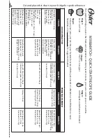 Предварительный просмотр 15 страницы Oster FPSTJE3157 SERIES User Manual