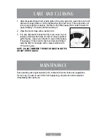 Preview for 23 page of Oster FPSTJE316P Instruction Manual