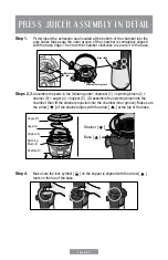 Preview for 22 page of Oster FPSTJE4000R Instruction Manual