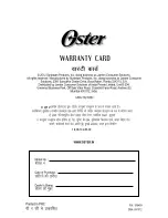 Preview for 14 page of Oster FPSTJU4176 Instruction Manual