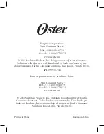 Preview for 28 page of Oster FPSTSM5101 User Manual