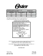 Предварительный просмотр 30 страницы Oster FRSTICM700 Instruction Manual