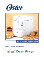 Preview for 1 page of Oster Frysmart 3243 Owner'S Manual With Recipes