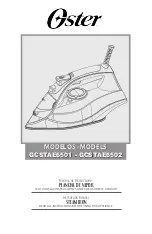 Предварительный просмотр 1 страницы Oster GCSTAE6501 Instruction Manual