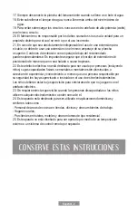 Предварительный просмотр 3 страницы Oster GCSTAE6501 Instruction Manual