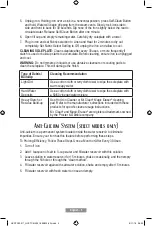 Preview for 15 page of Oster GCSTCB-200-013 Instruction Manual