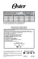 Preview for 35 page of Oster GCSTCS2001 Instruction Manual