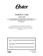 Предварительный просмотр 15 страницы Oster GCSTDR1804 Instruction Manual