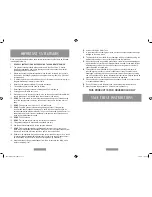 Предварительный просмотр 2 страницы Oster GCSTGS5011-049 Instruction Manual