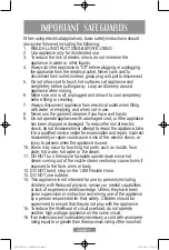 Предварительный просмотр 8 страницы Oster GCSTGS7000 Instruction Manual