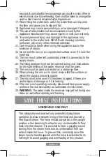 Preview for 9 page of Oster GCSTGS7000 Instruction Manual