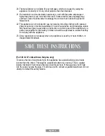 Preview for 3 page of Oster GCSTSP6101 Instruction Manual