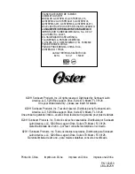 Preview for 42 page of Oster GCSTSP6101 Instruction Manual