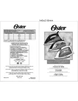 Oster GDSTCM2001 Instruction Manual предпросмотр