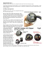 Preview for 4 page of Oster Golden A5 Care And Maintenance