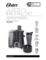 Oster Juice & Blend 2 Go FPSTJE3166 User Manual предпросмотр