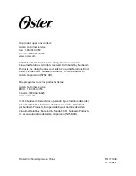 Предварительный просмотр 23 страницы Oster Juice & Blend 2 Go FPSTJE3166 User Manual