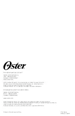 Предварительный просмотр 32 страницы Oster JusSimple User Manual