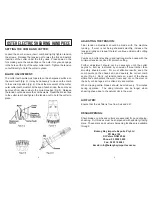 Предварительный просмотр 4 страницы Oster Large Animal Clipper & Electric ShearingHandpiece Instruction Manual