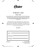 Preview for 20 page of Oster MGSTSL7500-449 Instruction Manual