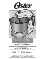 Oster MIXMASTER 2700 Instruction Manual preview