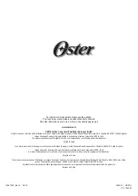 Предварительный просмотр 92 страницы Oster OBL104X Manual