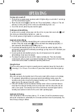 Предварительный просмотр 12 страницы Oster OD15 Instruction Manual