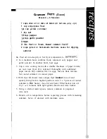 Preview for 17 page of Oster ODF 510 User Manual With Recipes