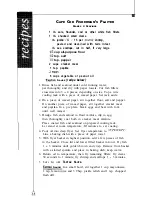 Preview for 22 page of Oster ODF 510 User Manual With Recipes