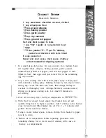 Preview for 23 page of Oster ODF 510 User Manual With Recipes