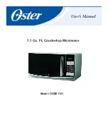 Preview for 1 page of Oster OGB61101 User Manual