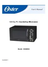 Oster OGB8902 User Manual предпросмотр