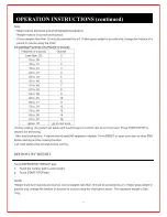 Предварительный просмотр 10 страницы Oster OGS31102 User Manual