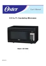 Предварительный просмотр 1 страницы Oster OGT3902 User Manual