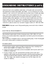 Preview for 8 page of Oster OGWT1603SE User Manual